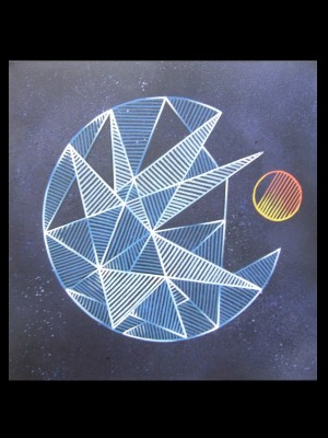 fragment de lune 40x40 200â‚¬